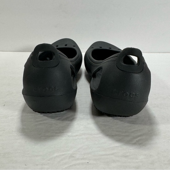 Crocs Kadee Black Slip-On Ballet Flats Women's Size 6 - Picture 5 of 10